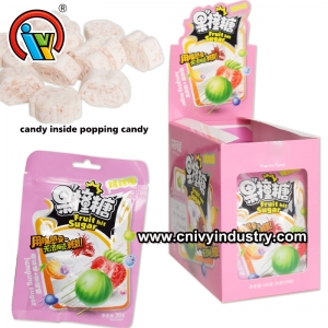 Фруктовий аромат таблетка Candy всередині Popping цукерки