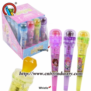 Іграшка цукерка мікрофон освітлення іграшка цукерка оптом